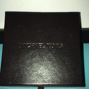 Michael Kors Rose Gold Open Arrow Clear Pavé Ring